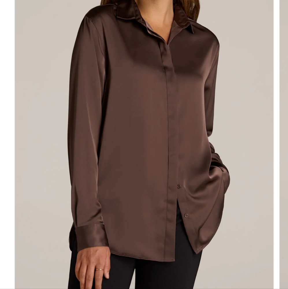 Elegant Brown Women's Top